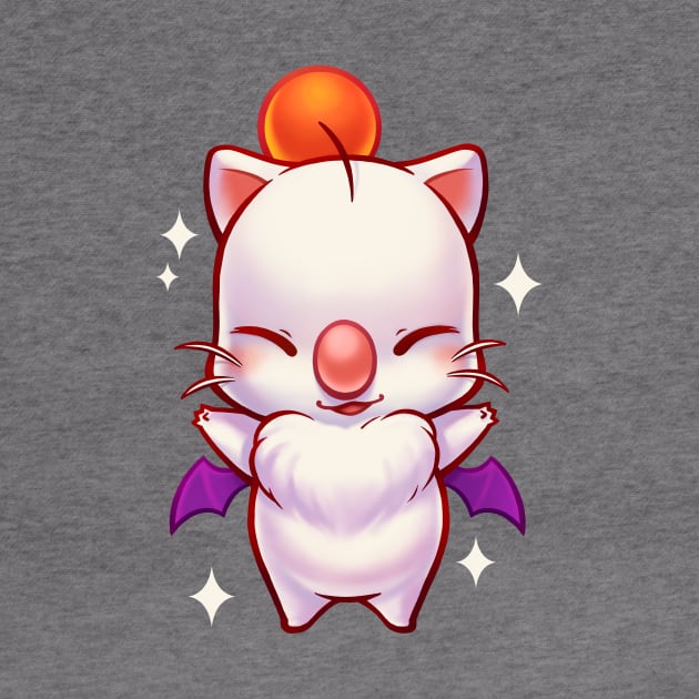 Moogle hug - Kupo - Cute Final fantasy - ff7 - ff XIV - ff9 by BlancaVidal